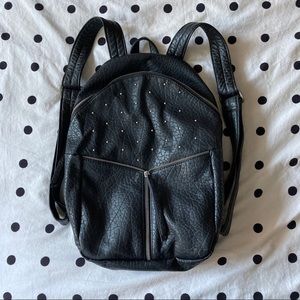 A&F vegan leather backpack